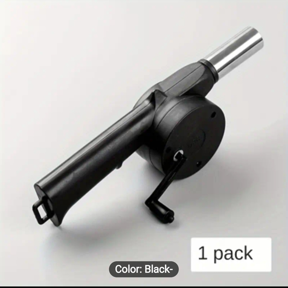 Black Hand Crank Air Blower